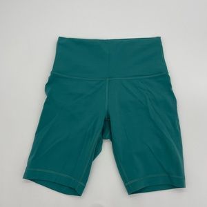 LULULEMON WUNDER TRAIN TEAL LAGOON 8”